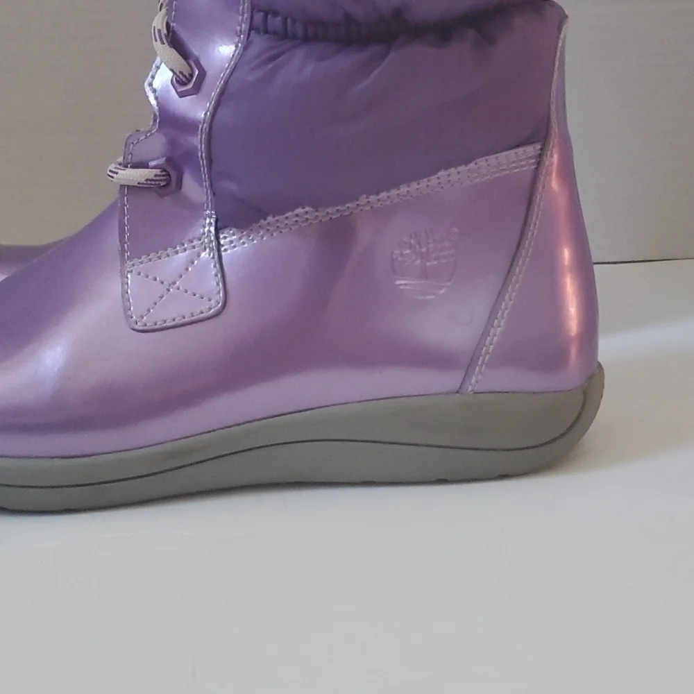 Timberland Winter Snow Boots- Metallic Purple